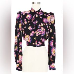 Champagne 🥂 Bubbles 🫧 Secretary Blouse